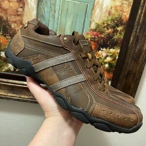 Skechers Diameter Murilo Casual Leather Shoes Sneakers